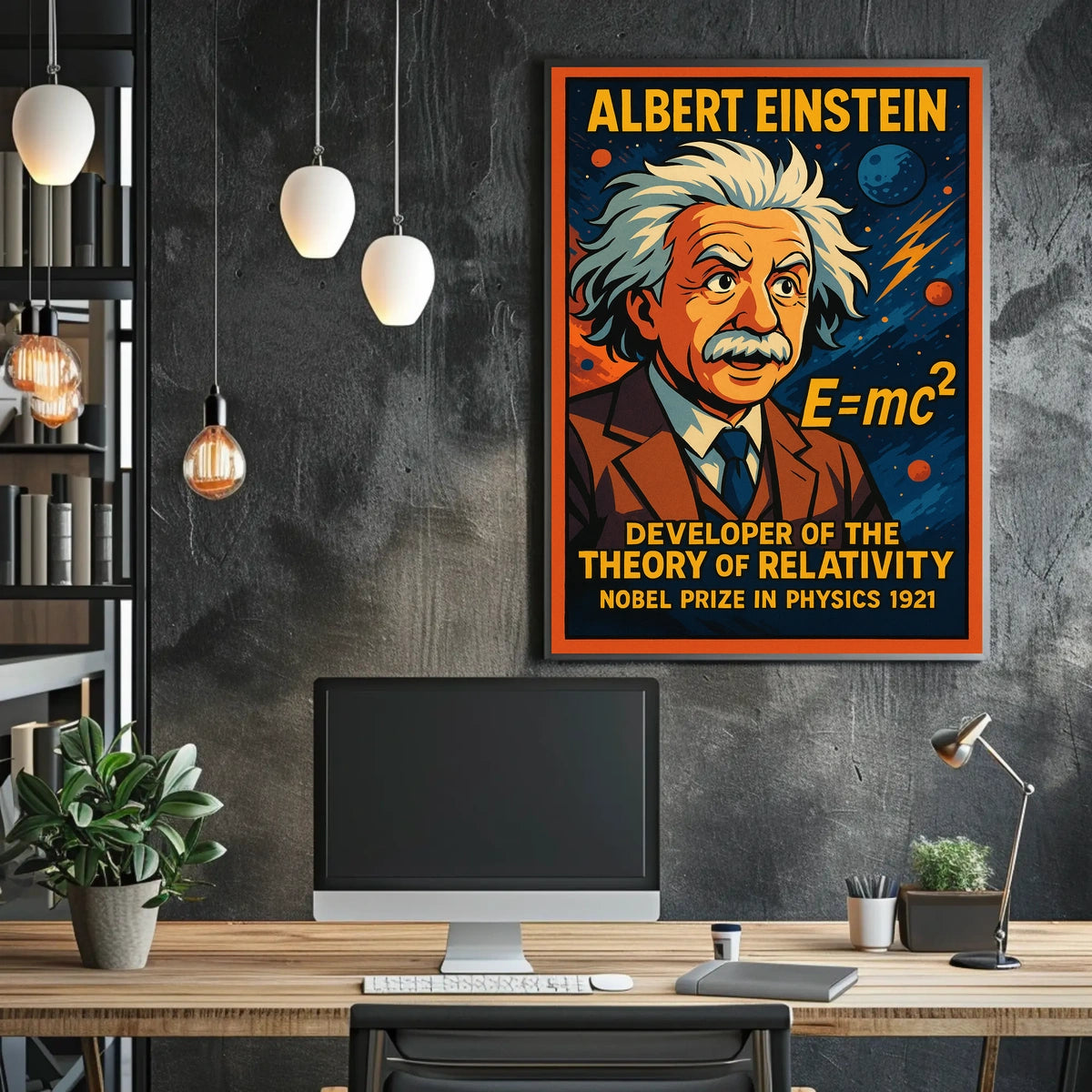Albert Einstein Developer Of The Poster