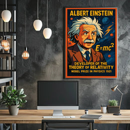 Albert Einstein Developer Of The Poster