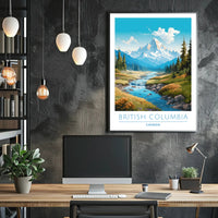 Serene Mountain Wilderness Travel Poster