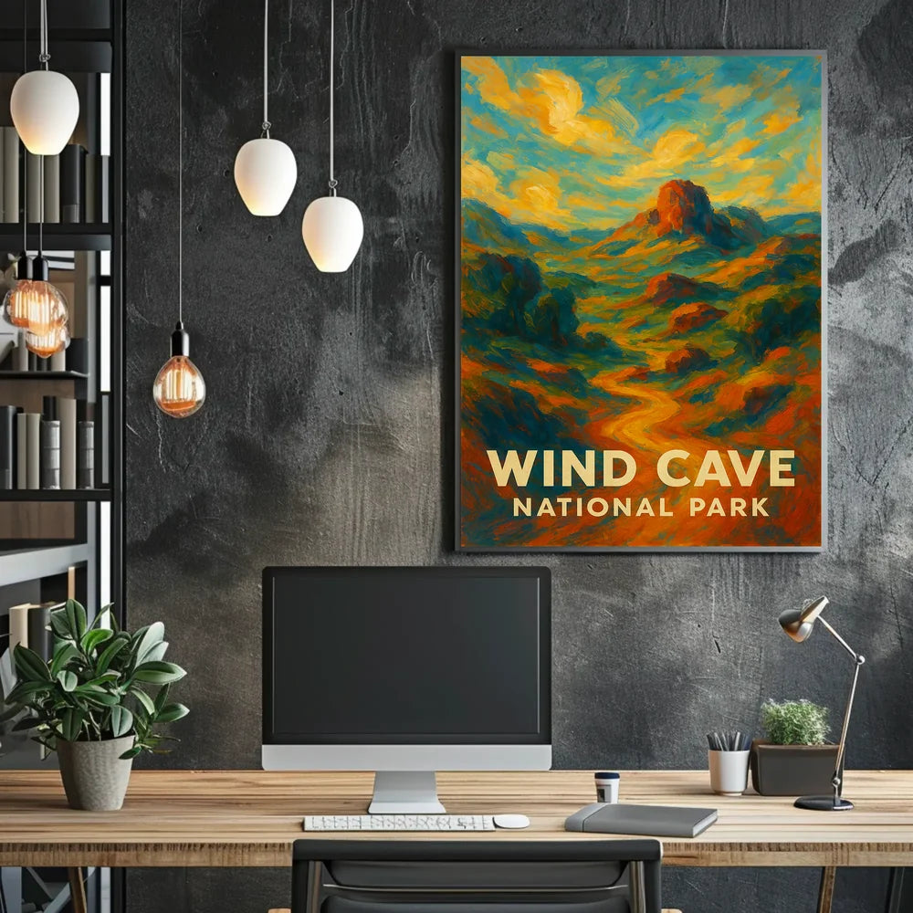 Abstract Windcave Park Poster Museum Wall Art For Home