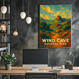 Abstract Windcave Park Poster Museum Wall Art For Home