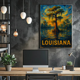 Louisiana Landscape Poster