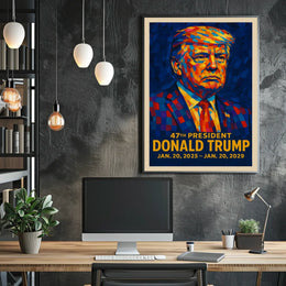 Donald Trump 47th President Poster