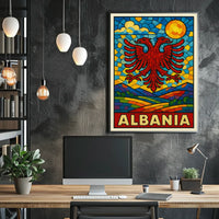 Albania Vibrant Heritage Poster