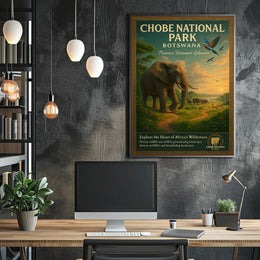Explore The Heart Of AfricaS Wilderness Poster