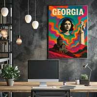 Georgia A Vibrant Tribute Poster