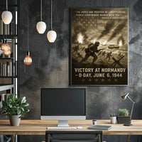 Dwight D. Eisenhower Quote DDay Victory Poster PosterGoat