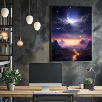 Celestial Landscape Poster