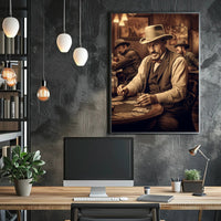 Western Poker Night Poster