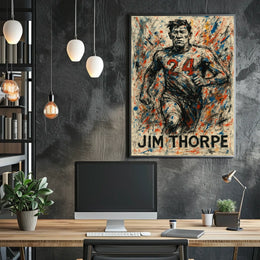 Jim Thorpe Athletic Legend Poster