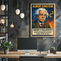 Albert Einstein Theory Of Relativity Poster
