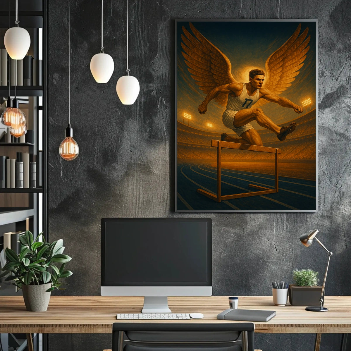 Wings of Victory Jim Thorpe Poster