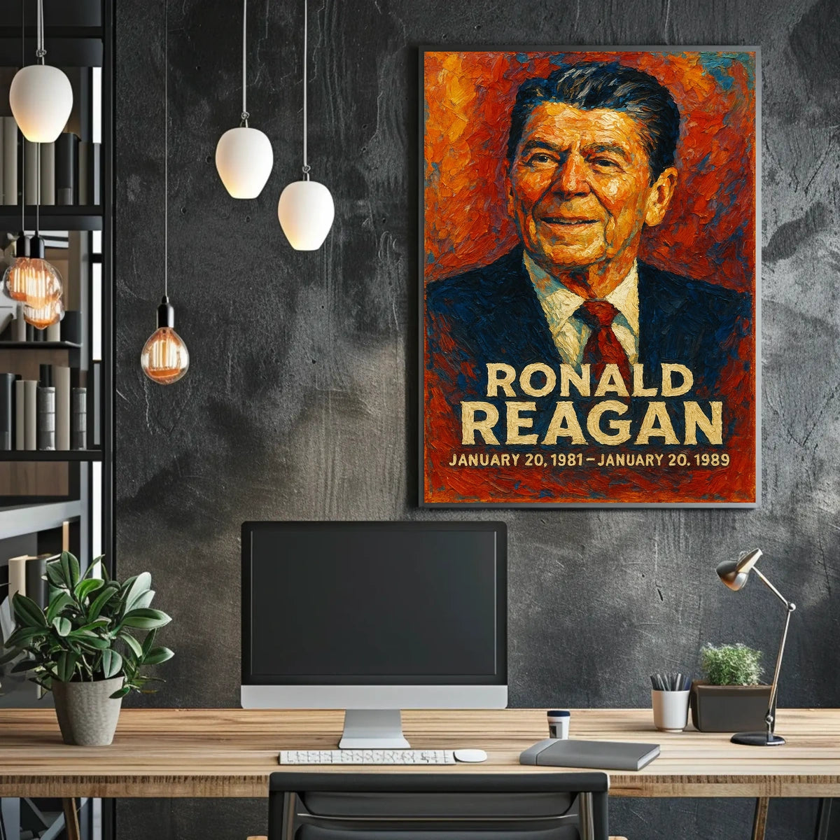 Ronald Reagan 40th President Poster