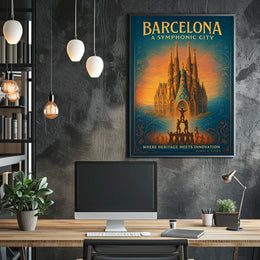 Barcelona A Symphonic City Poster