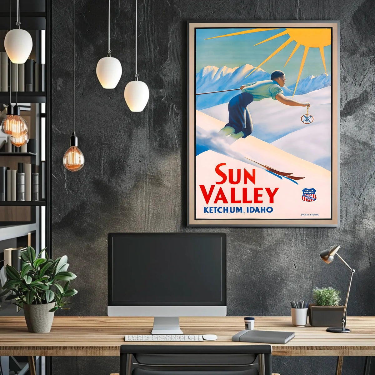 Sun Valley Skiing Adventure Poster