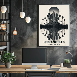 Los Angeles Reflections Poster