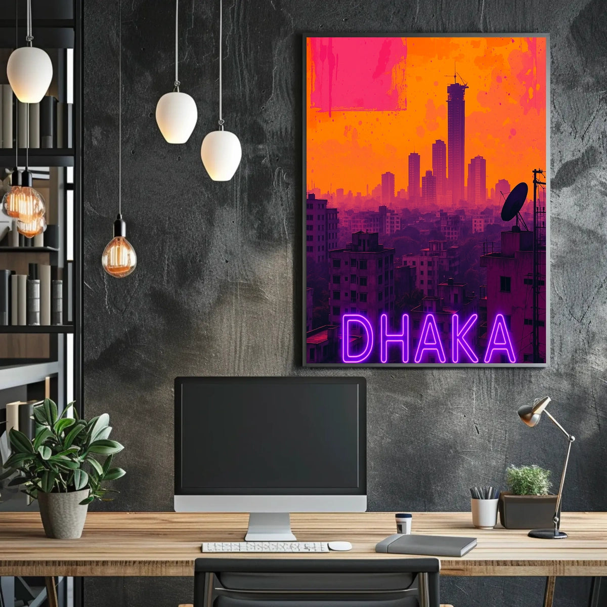 Dhaka Skyline Poster