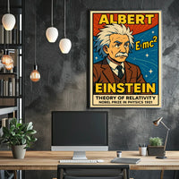 Albert Einstein Theory Of Relativity Poster