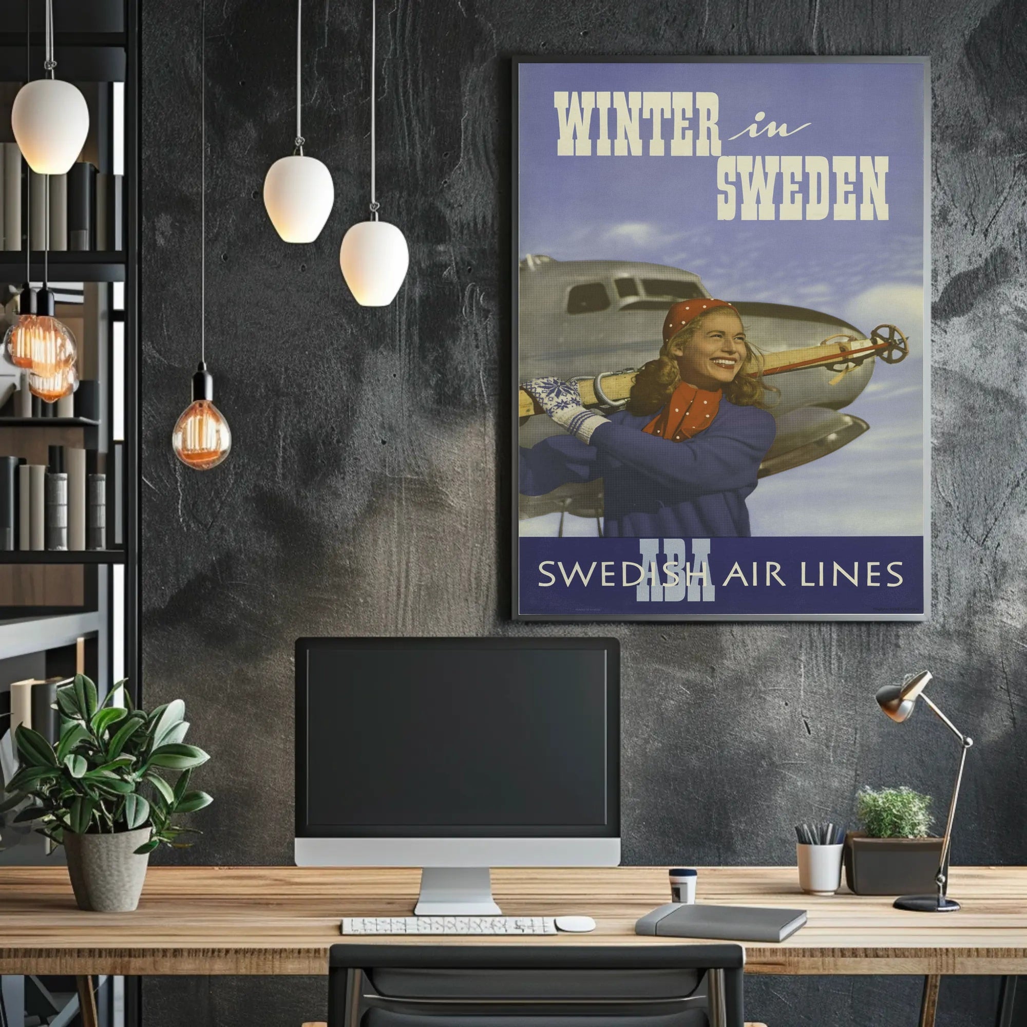 Winter Adventures in Sweden Poster PosterGoat