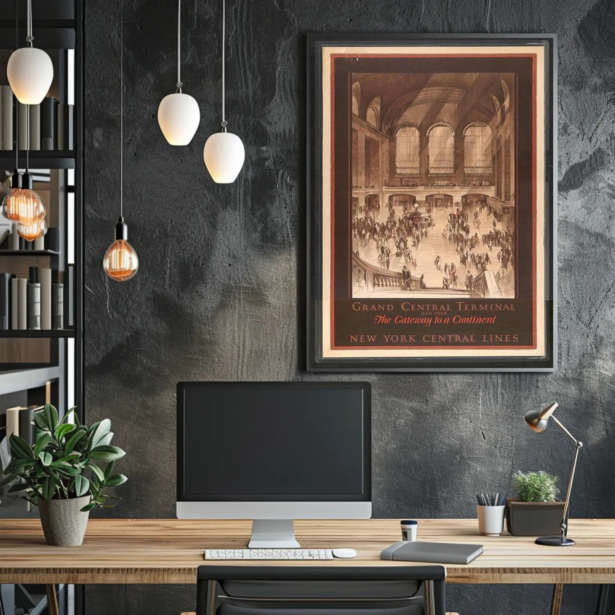 Grand Central Terminal: Gateway to a Continent Poster PosterGoat