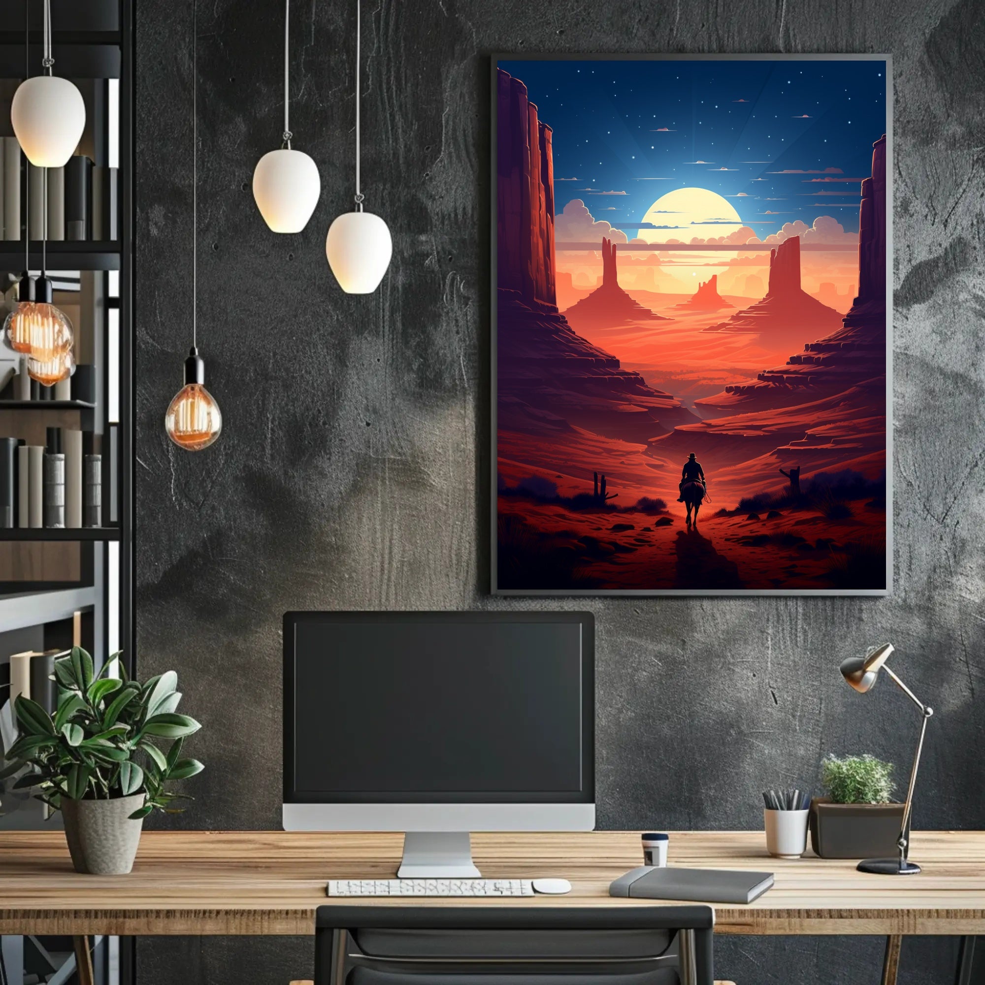 Journey Through The Desert Poster PosterGoat