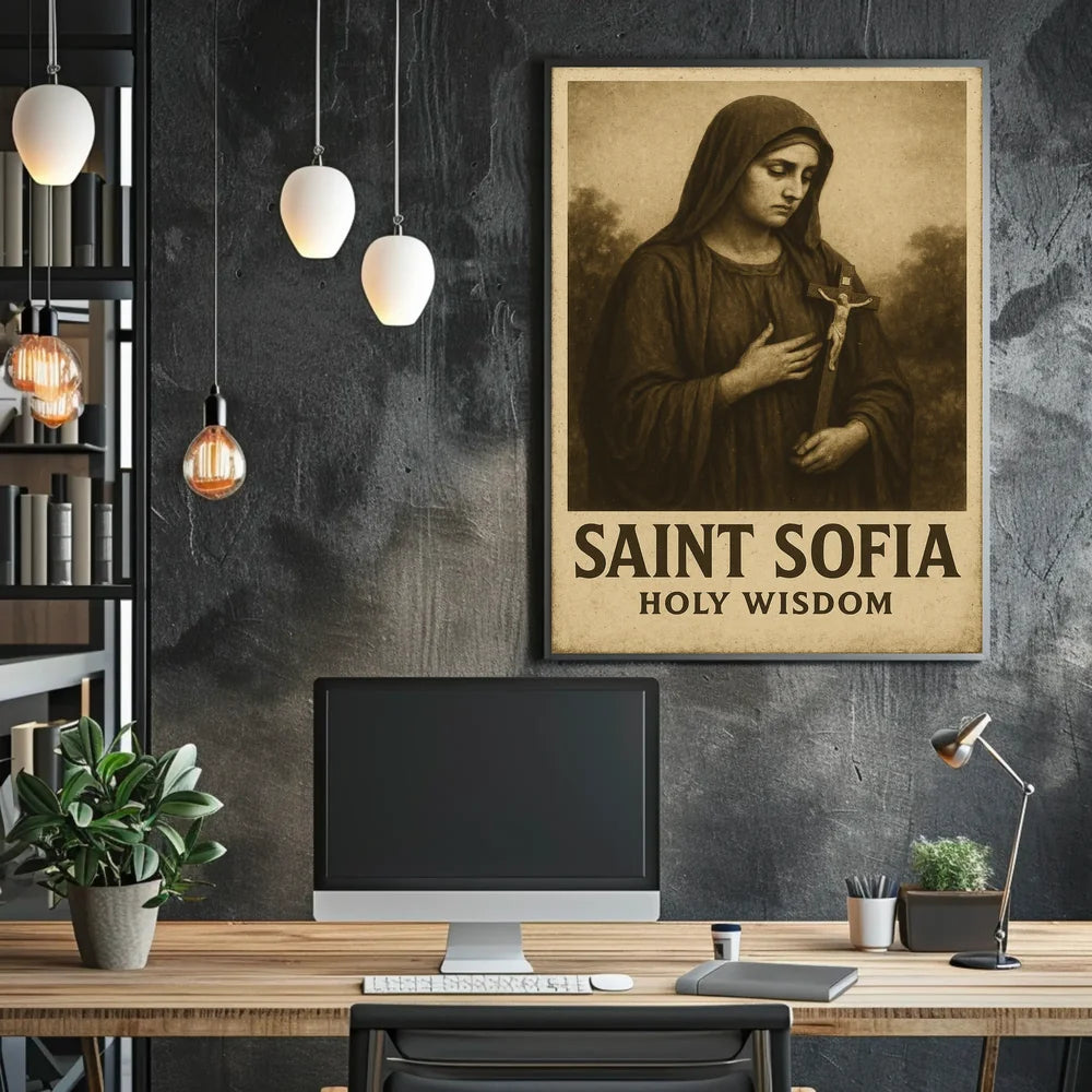 SAINT SOFIA: HOLY WISDOM Religious Art Poster