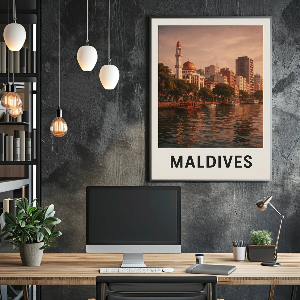 Maldives Serenity Poster