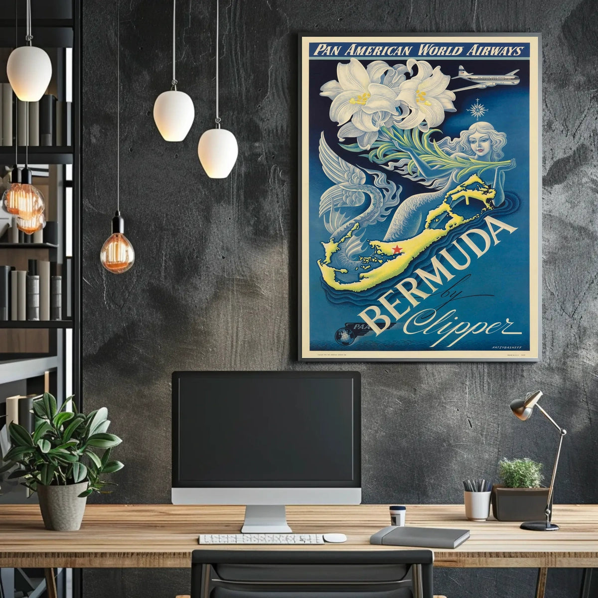 Bermuda By Clipper Poster