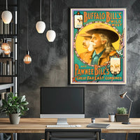 Buffalo Bill's Wild West and Pawnee Bill's Art Print PosterGoat