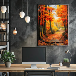 Autumn Pathway Poster