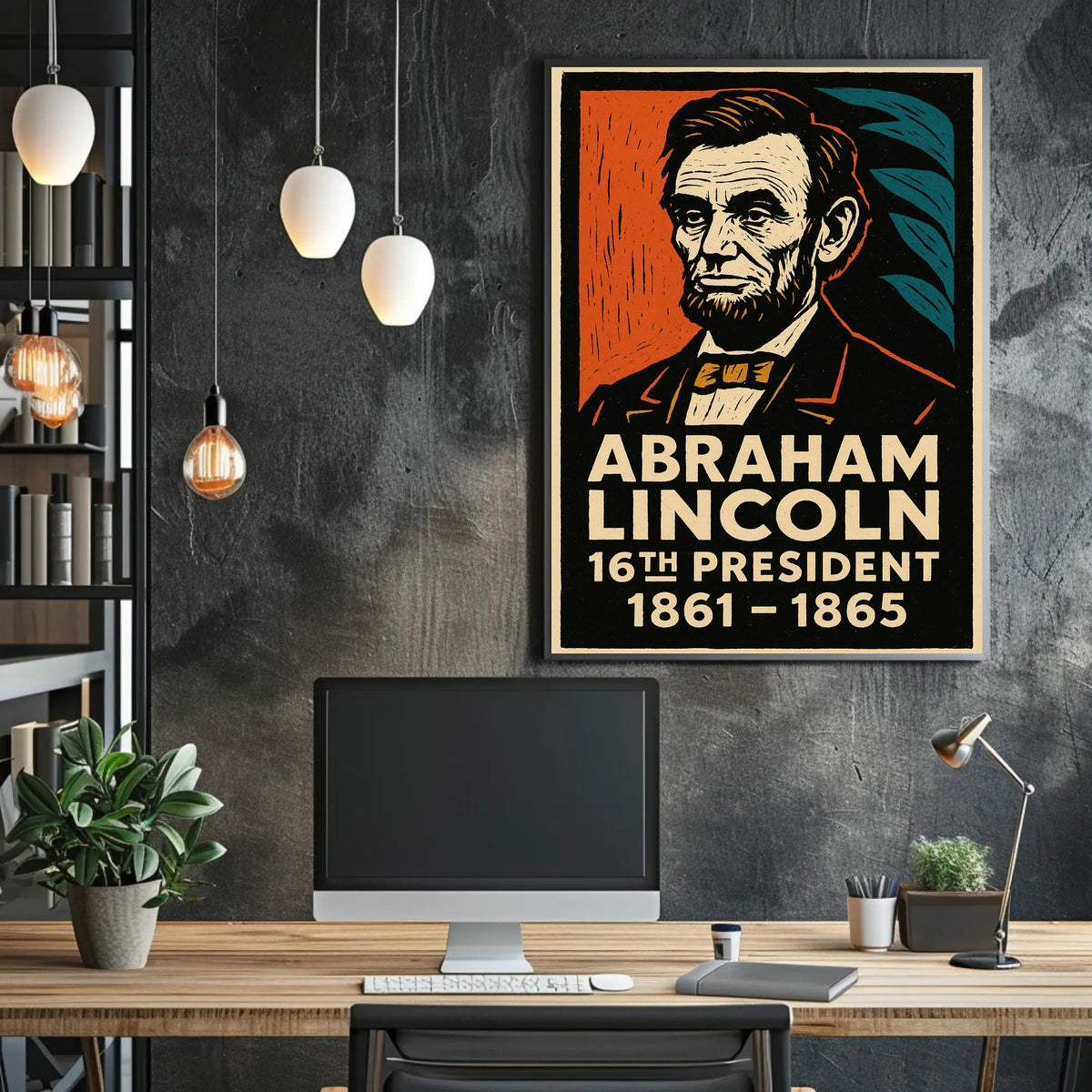 Abraham Lincoln 16th President Poster