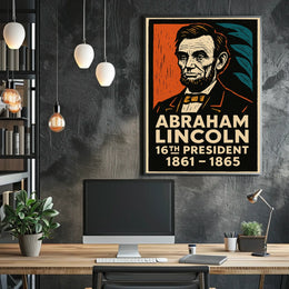 Abraham Lincoln 16th President Poster
