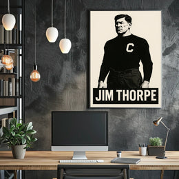 Jim Thorpe Legendary Athlete Poster