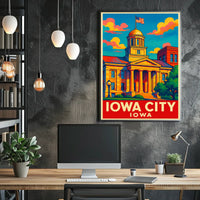 Iowa City Landmark Poster