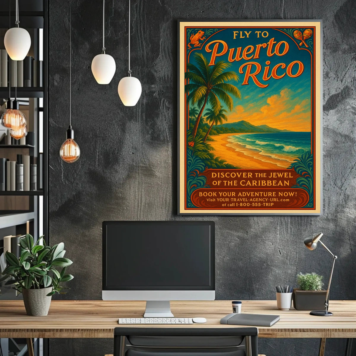 Discover The Jewel Of The Caribbean Poster