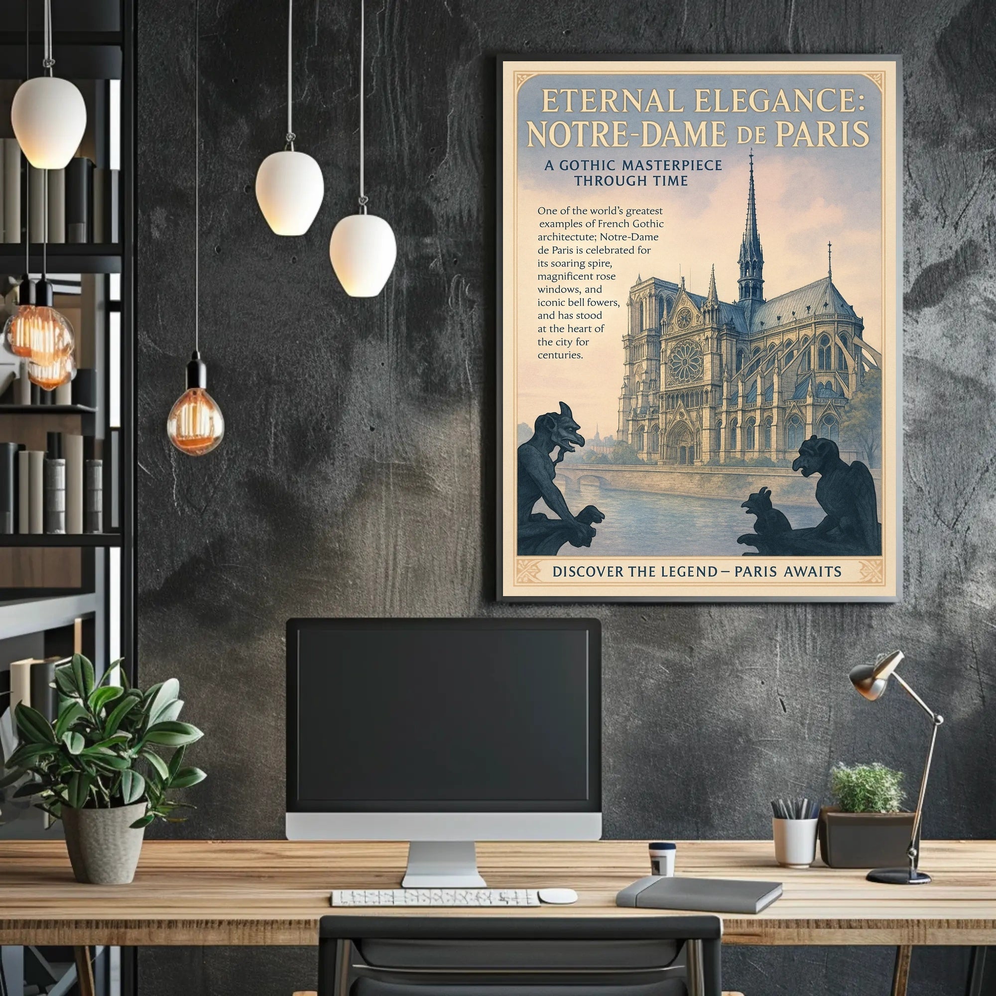 Eternal Elegance: Notre-Dame de Paris Poster PosterGoat