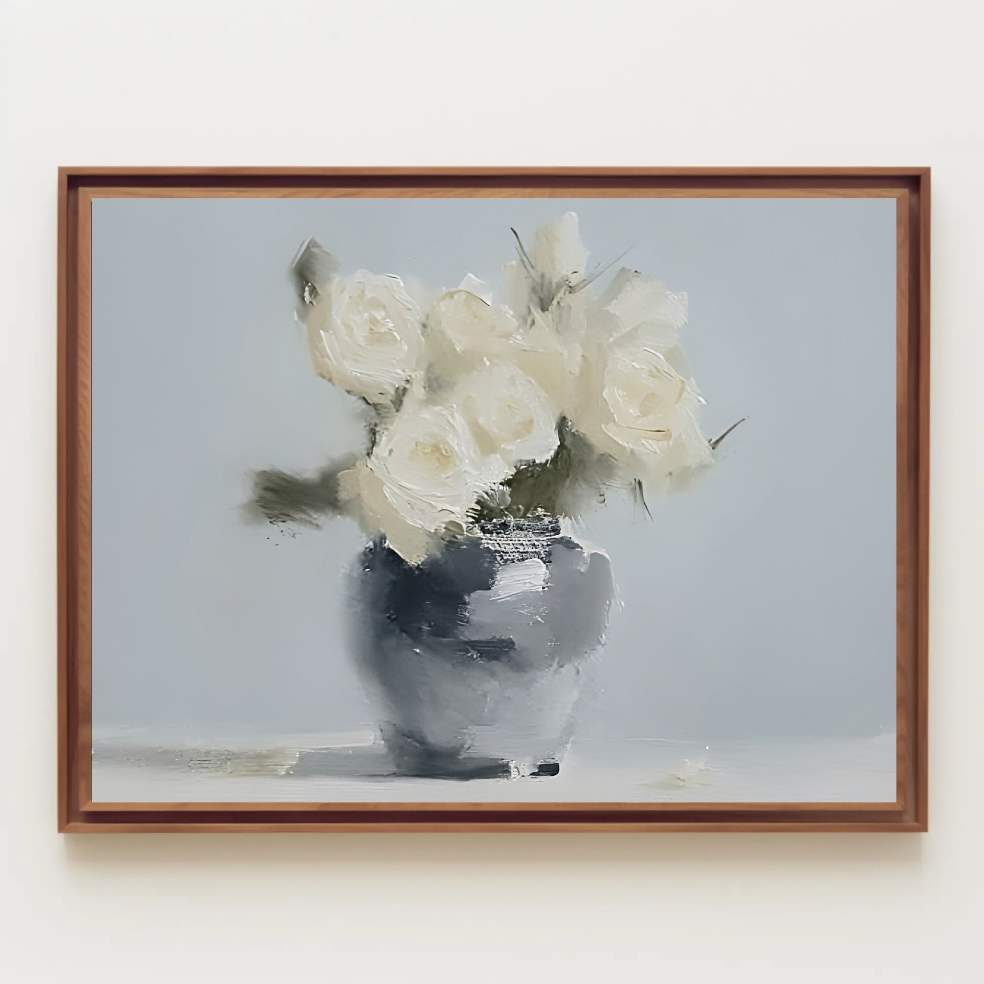 Serenity in White Poster