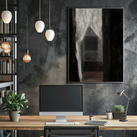 Mysterious Interior Abstract Art Oil-Acrylic Poster PosterGoat