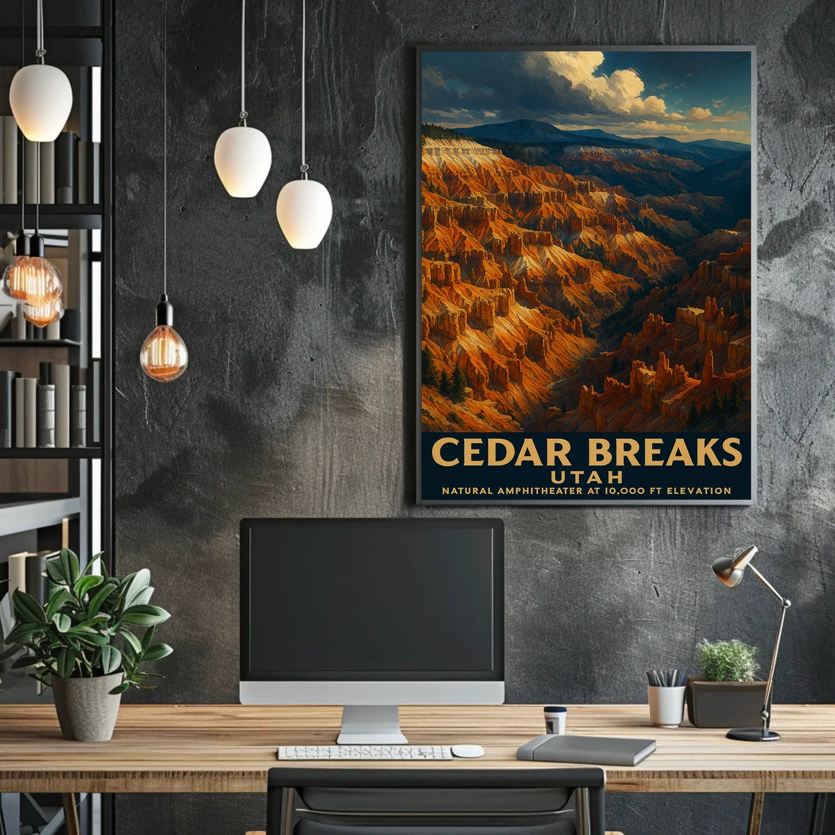 Cedar Breaks Natural Amphitheater Poster