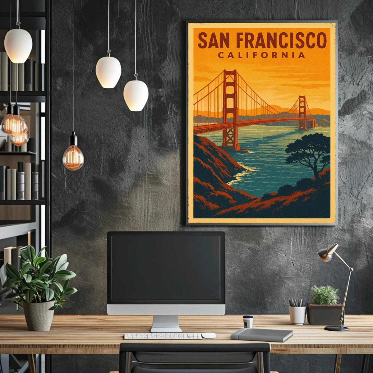 San Francisco Golden Gate Bridge Poster