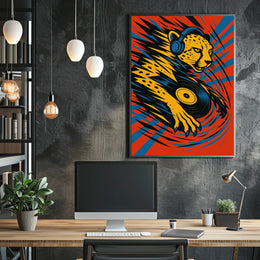 Sonic Cheetah Groove Poster