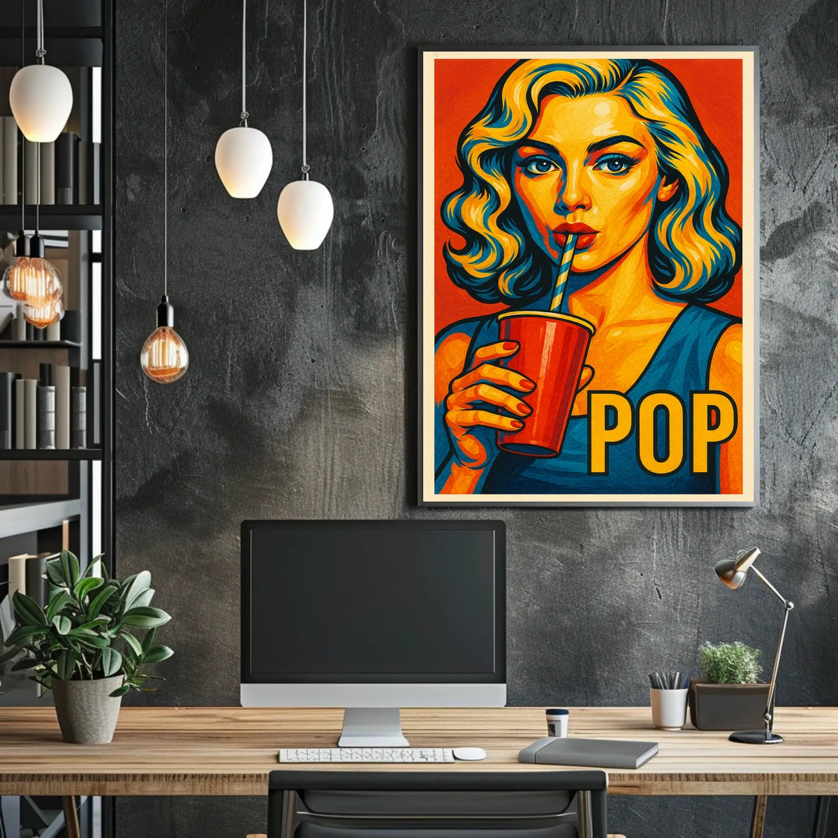Pop Art Portrait Poster