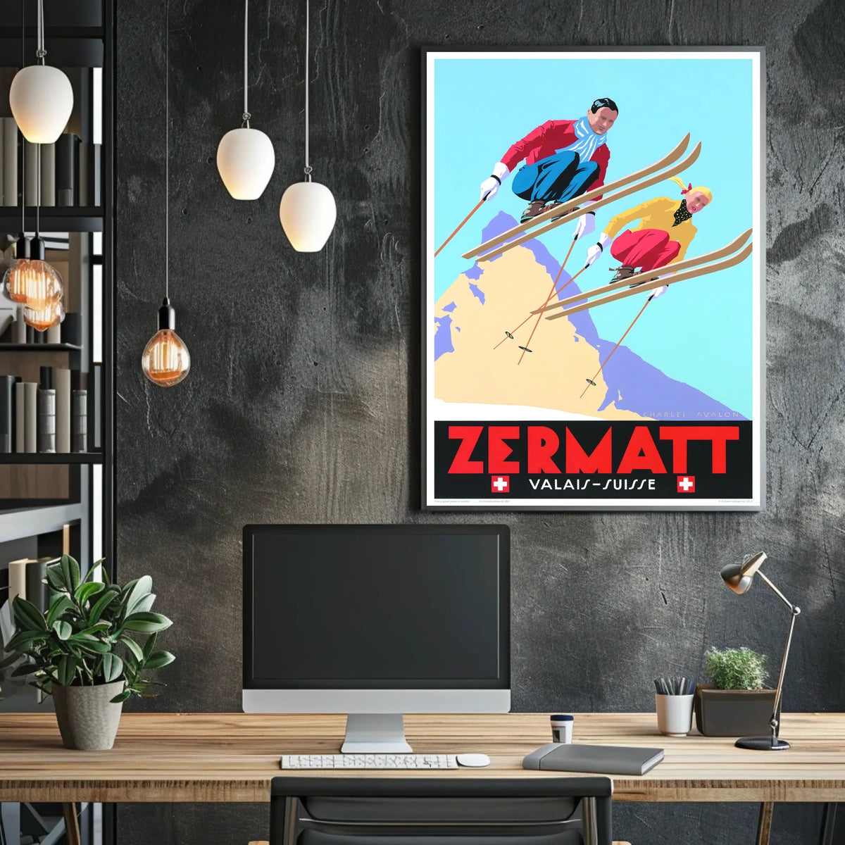 Zermatt Ski Adventure Poster
