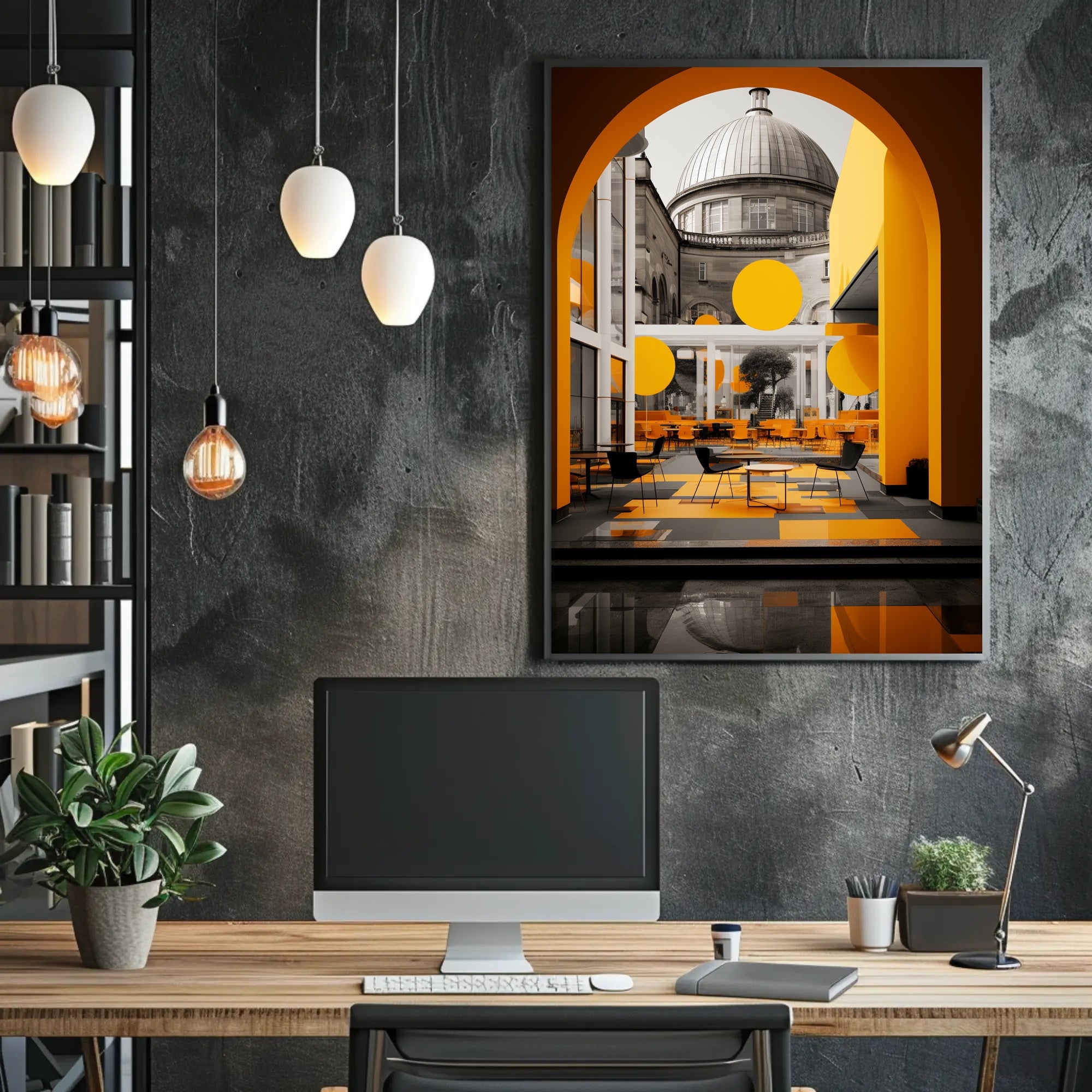 Modern Architectural Elegance Modern Poster
