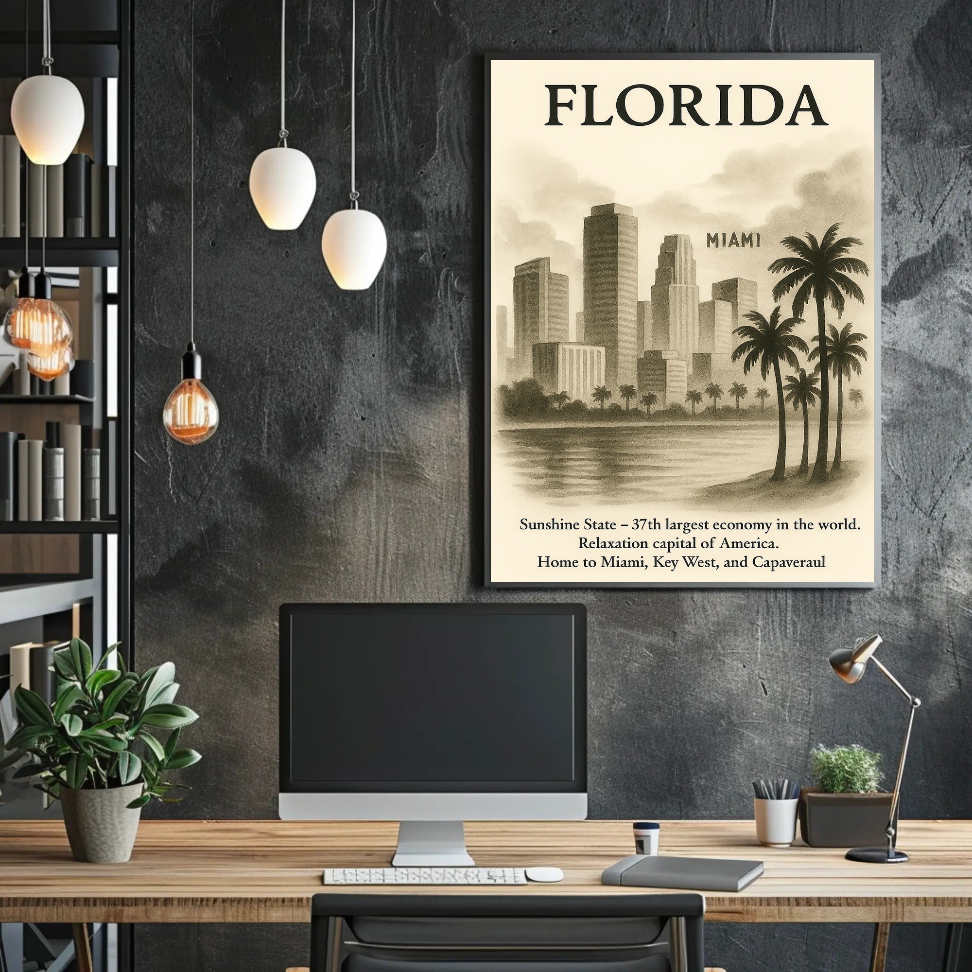 Florida The Sunshine State Poster PosterGoat
