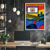 West Virginia Tribute Poster PosterGoat