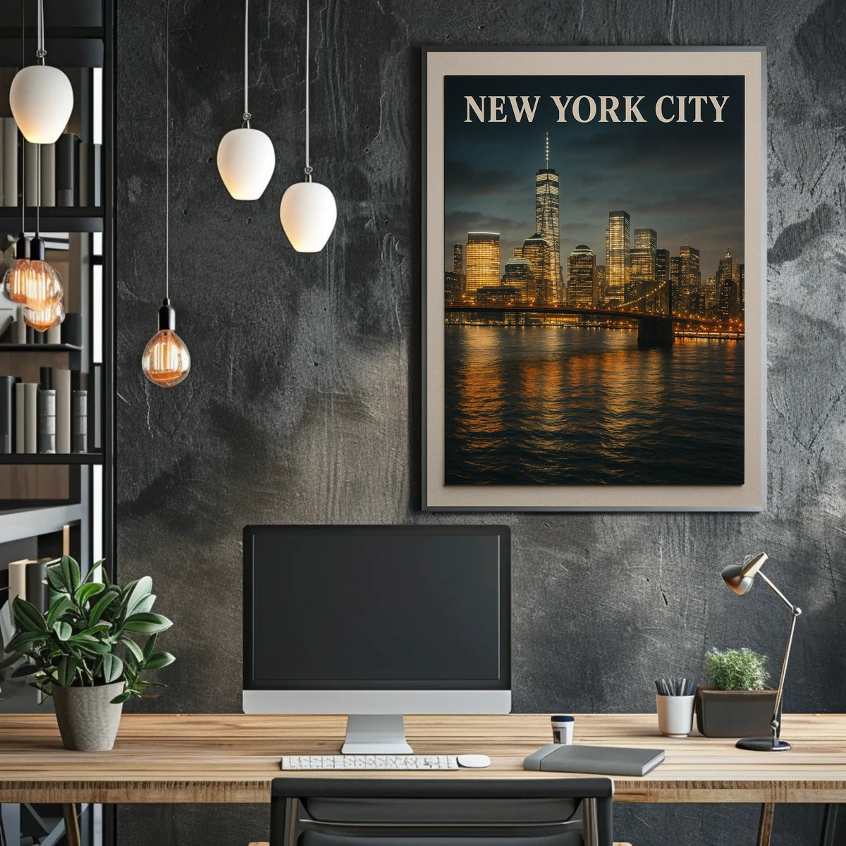 New York City Skyline Poster