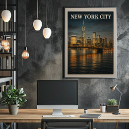 New York City Skyline Poster