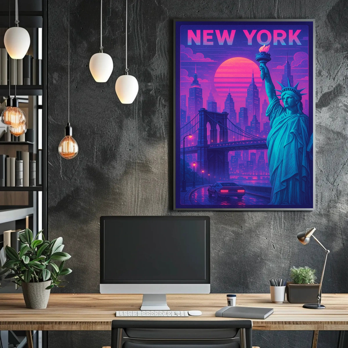 New York Cityscape Poster