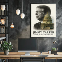 Jimmy Carter 39th President of the United States Reflections Poster